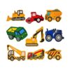9 parches para planchar de vehículos de ingeniería para_1