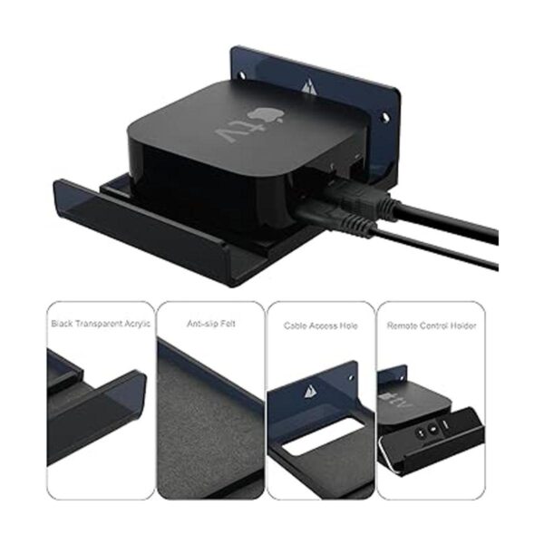 TXEsign Soporte de pared para Fire TV Cube 4K Apple TV 4K_5