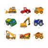 9 parches para planchar de vehículos de ingeniería para_3