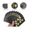 Merytes 2 barajas de cartas de póquer impermeables y_4