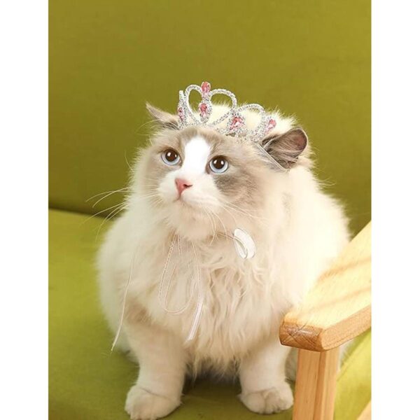 Lovelyshop Pet Series Tiara de diamantes de imitación_2