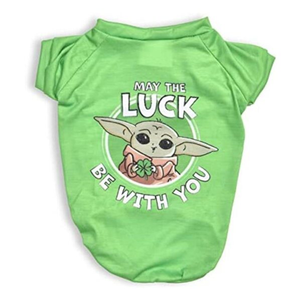 Star Wars for Pets Grogu May The Luck Be with You Dog Tee_1