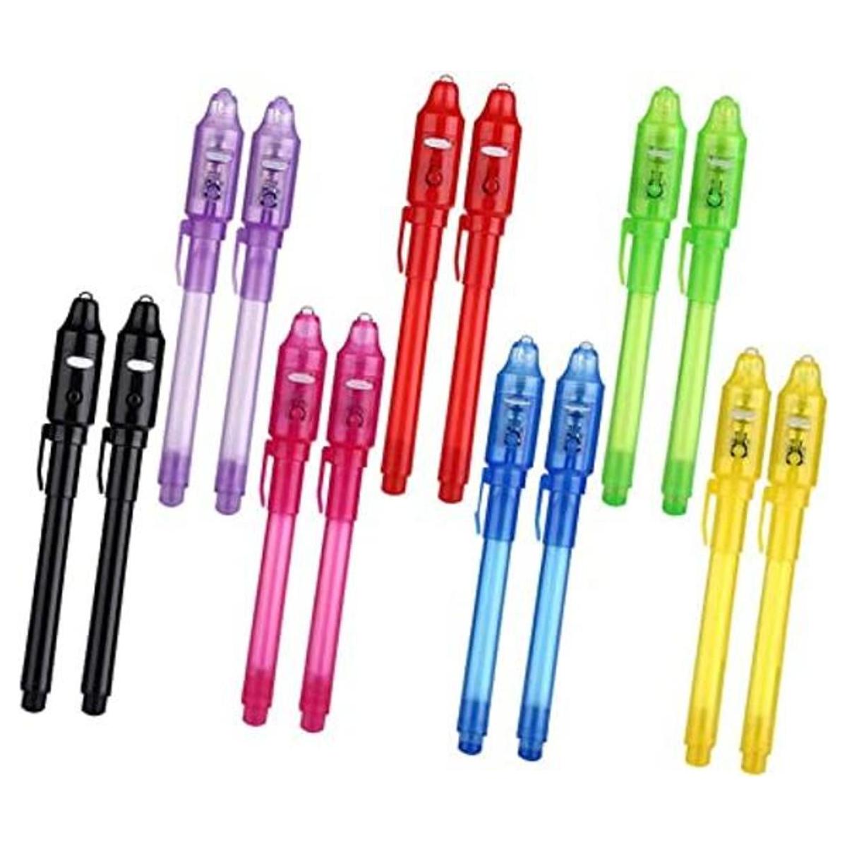 SCStyle Bolígrafo de tinta invisible 14 rotuladores para