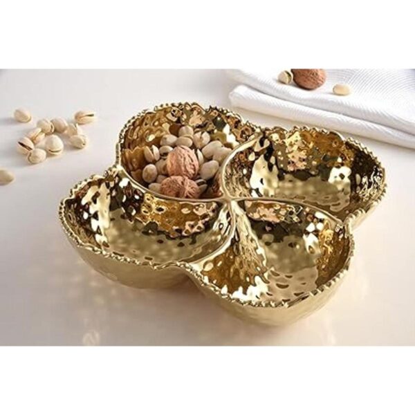 Pampa Bay Golden Millennium Cuenco de 4 secciones