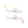 Amosfun 2 hebillas de zapatos de perlas de cristal