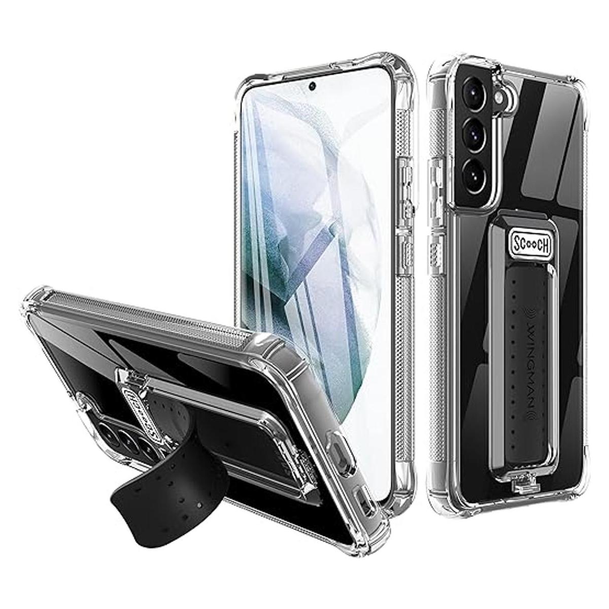 Scooch Wingman Funda con soporte desplegable para
