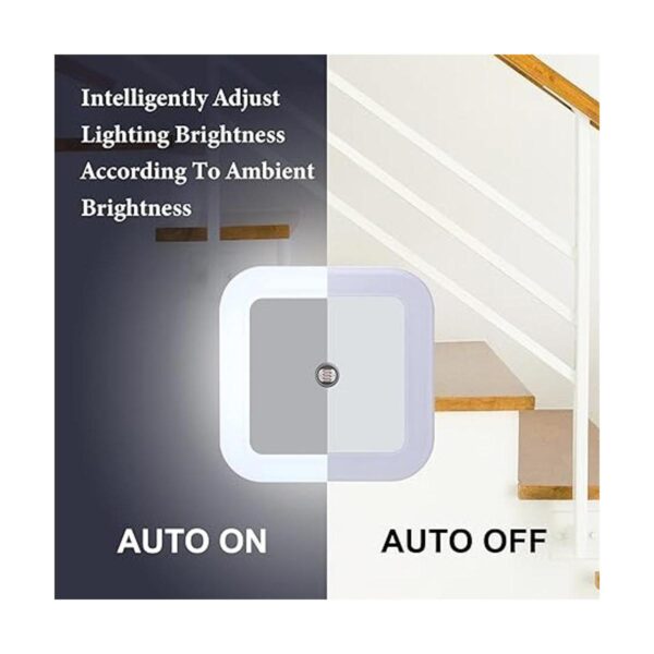 Paquete de 24 luces LED nocturnas enchufables a la pared_2