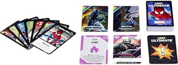 Paquete adicional de juego de cartas UNO Ultimate Marvel_2