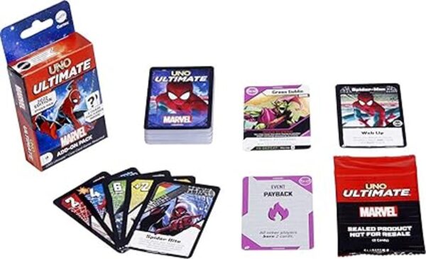 Paquete adicional de juego de cartas UNO Ultimate Marvel_6