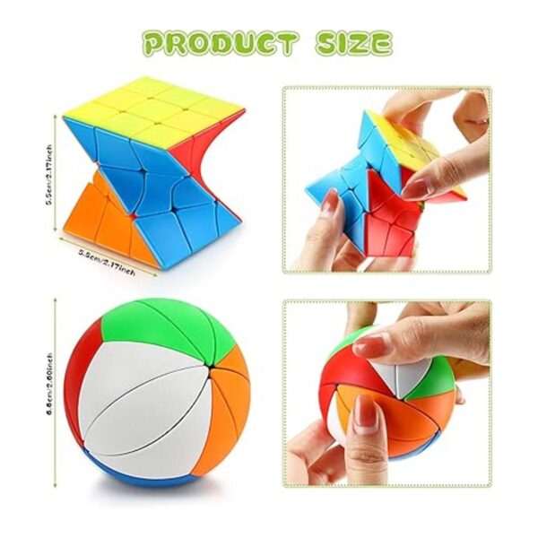 Paquete de 2 cubos de rompecabezas de giro cubo de hiedra_2