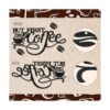 Letrero de metal para barra de café rústica para colgar en