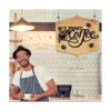 Letrero de metal para barra de café rústica para colgar en