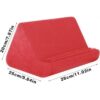 Almohada suave con bolsillo soporte de cojín para_5