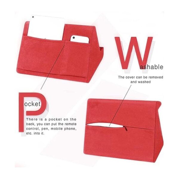 Almohada suave con bolsillo soporte de cojín para_4