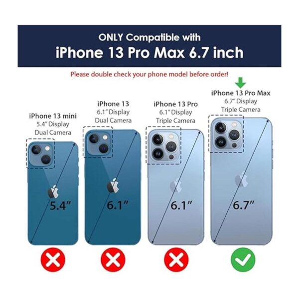 JOYSIDEA Funda tipo cartera para iPhone 13 Pro Max de 6.7_2