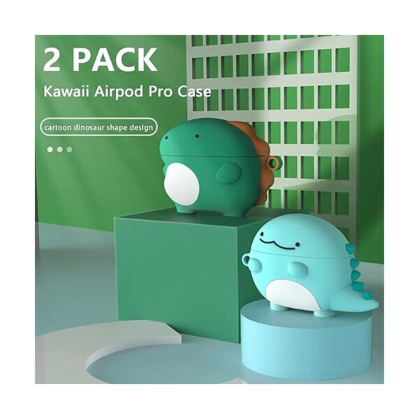 Paquete de 2 fundas para Airpods Pro bonitas 3D Kawaii de_5