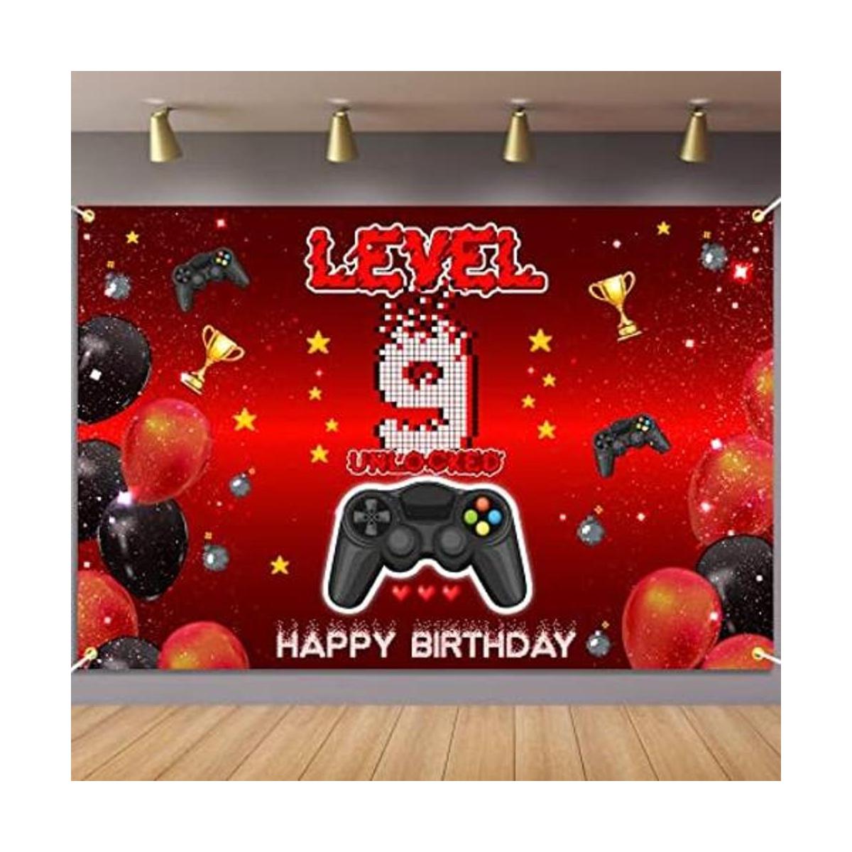 Nivel 9 Póster de fondo desbloqueado para decoración de
