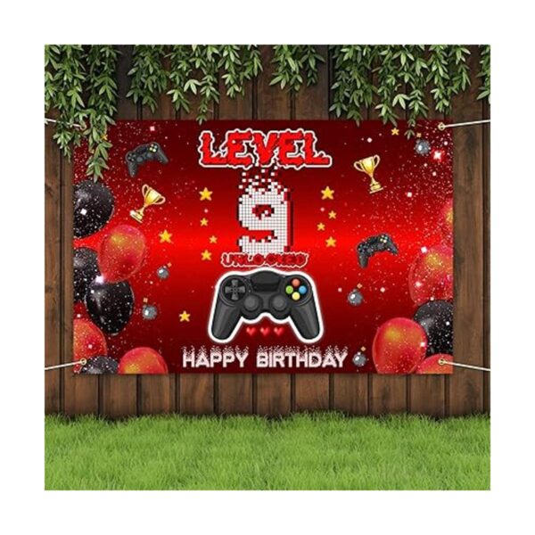 Nivel 9 Póster de fondo desbloqueado para decoración de