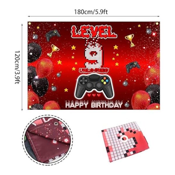 Nivel 9 Póster de fondo desbloqueado para decoración de