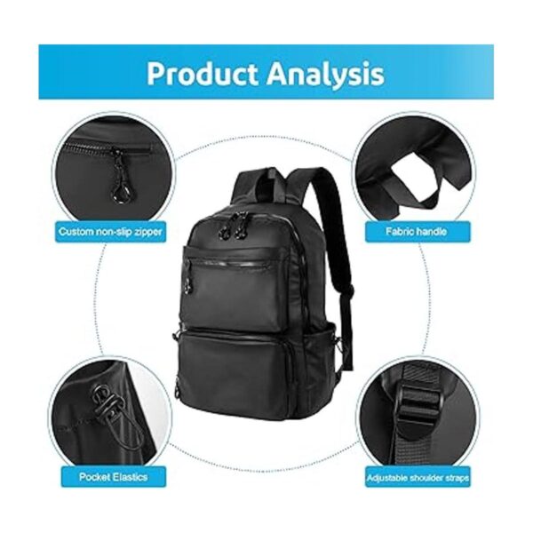 Mochila de senderismo casual impermeable bolsa de libros_3