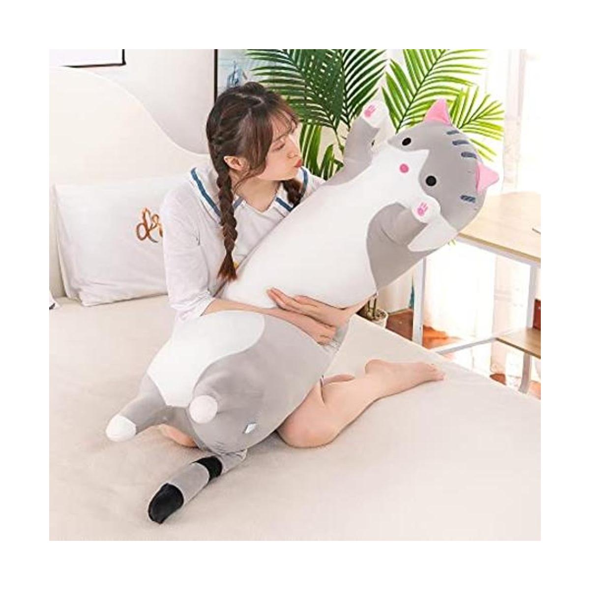 Almohada gigante para gatos de felpa suave de 59 pulgadas