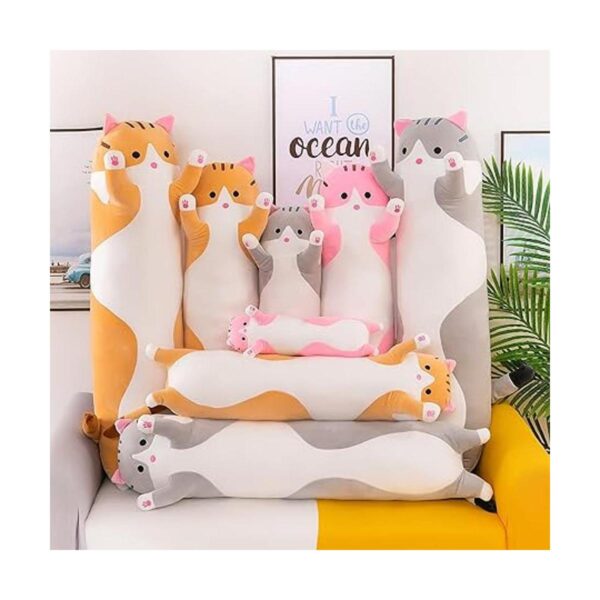 Almohada gigante para gatos de felpa suave de 59 pulgadas_2