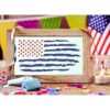 Paquete de 4 plantillas patrióticas reutilizables con la