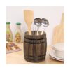 MyGift Utensilios de cocina con diseño de barril de vino_4