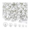 1000 piezas de perlas de cristal blanco perlas blancas_1