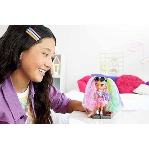 Barbie Muñeca extra mini 6 5.5 pulgadas con cabello_2