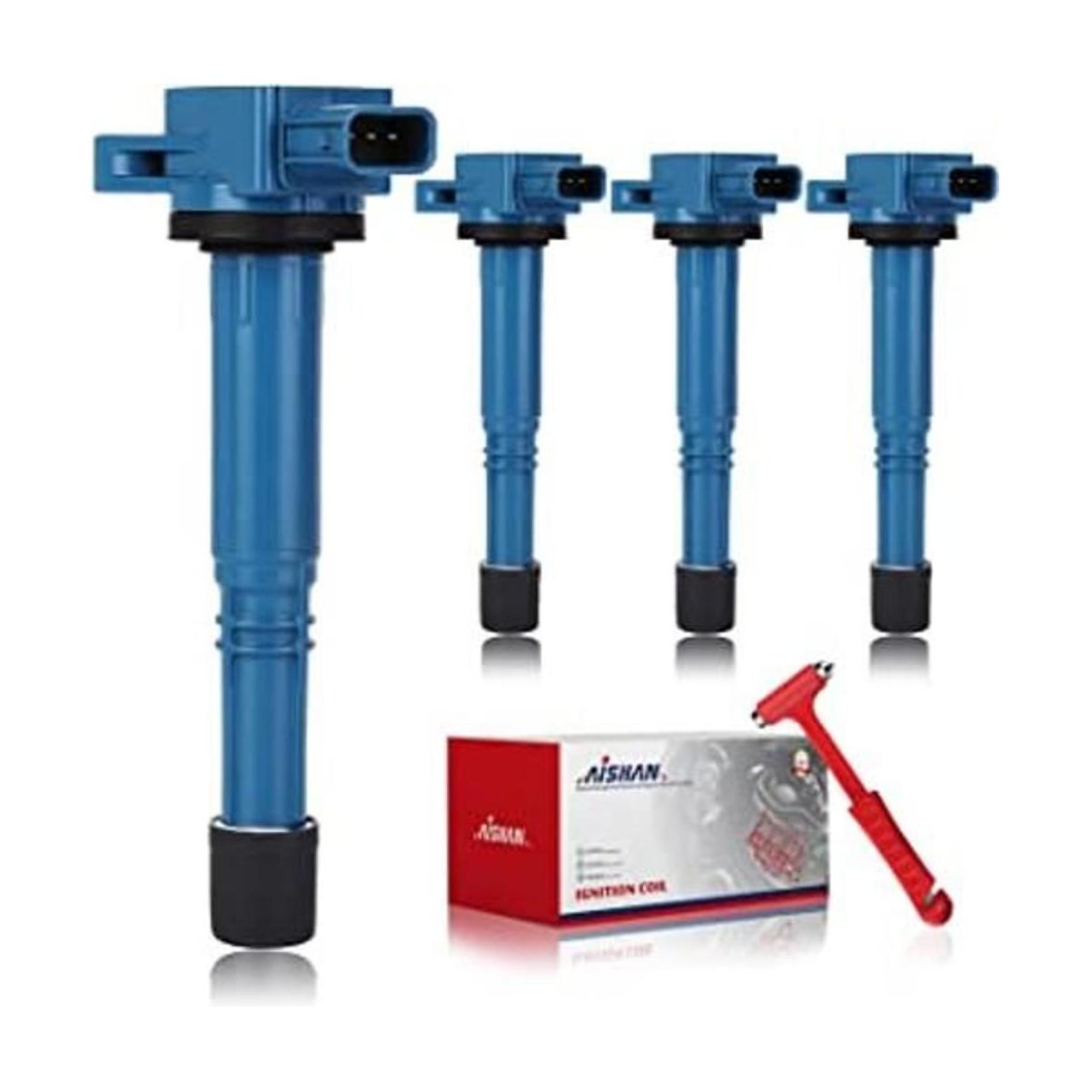 Juego de 4 bobinas de encendido compatibles con Honda
