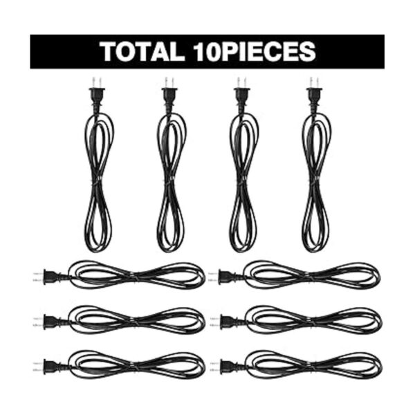 Paquete de 10 cables de lámpara de repuesto cable de luz