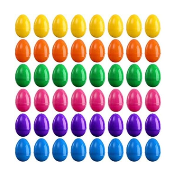 TOPZEA Paquete de 48 huevos de Pascua de plástico huevo_1