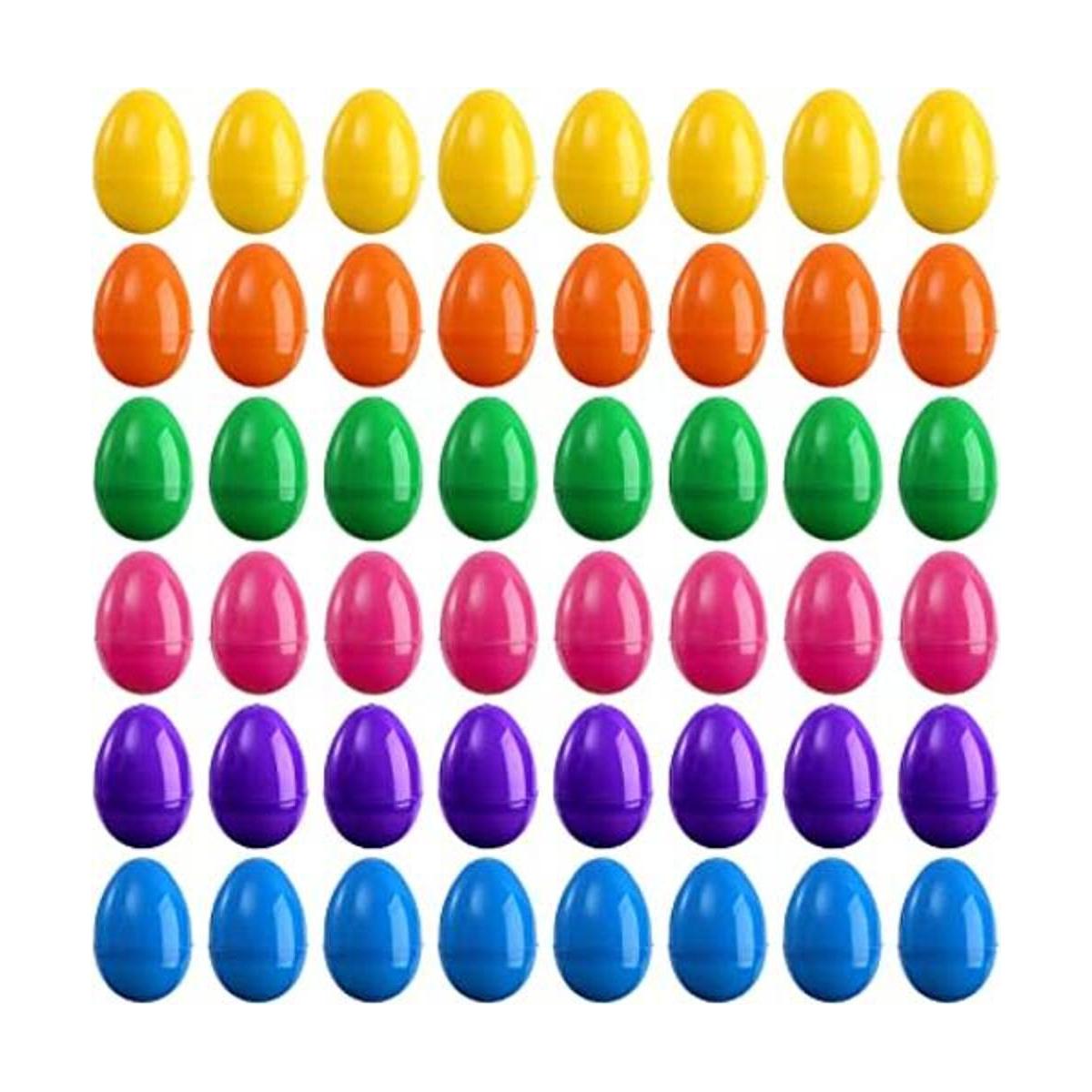 TOPZEA Paquete de 48 huevos de Pascua de plástico huevo
