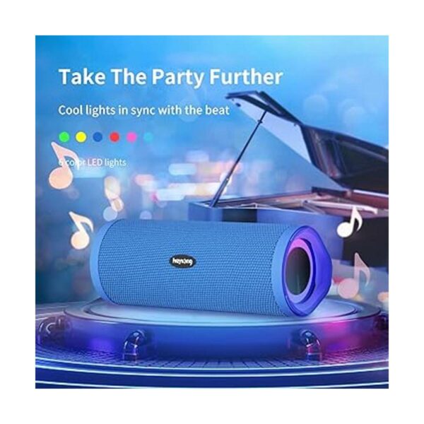 HEYSONG Altavoz Bluetooth portátil ducha inalámbrica_4