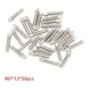 DKKY Kit de tornillos hexagonales M3 para coche modelo