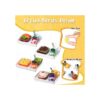 Juego de 50 accesorios de comida rápida en miniatura para
