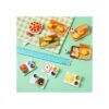 Juego de 50 accesorios de comida rápida en miniatura para