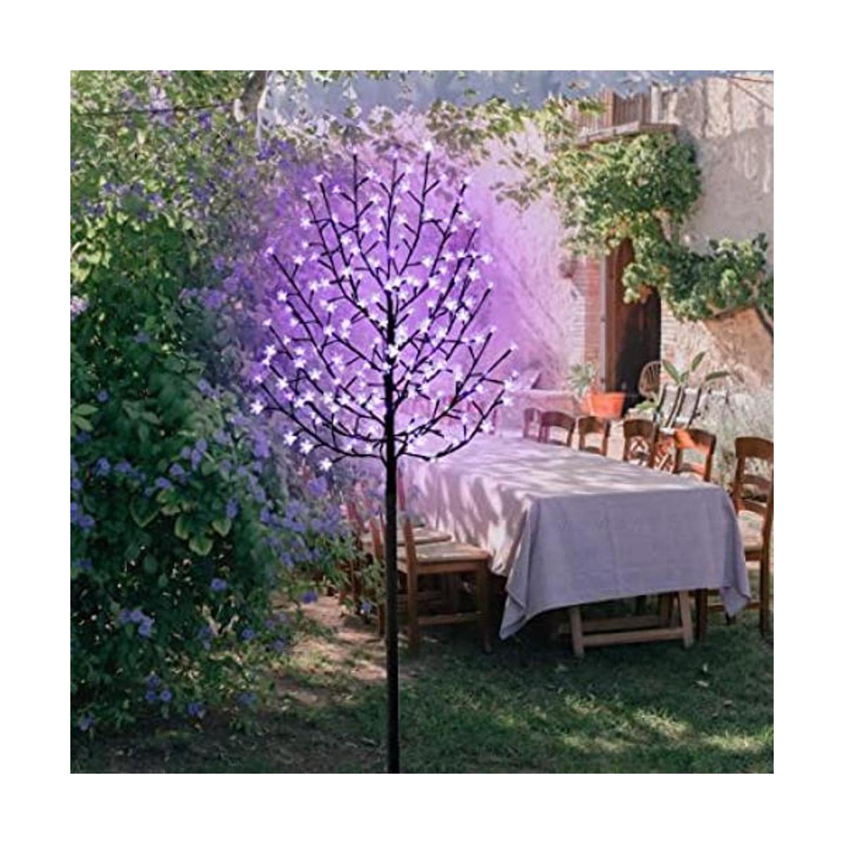 FUCHSUN rbol de flores solares de 6 pies para jardín con