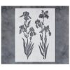 GSS Designs Plantilla de flores de iris para pintar de 12_1