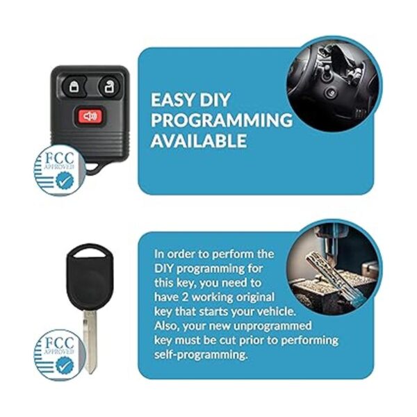 Keyless2Go Repuesto para llave de coche sin llave_5