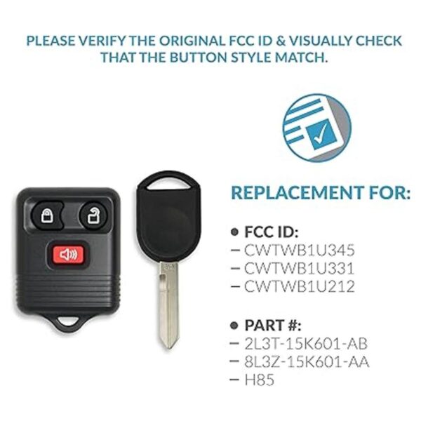 Keyless2Go Repuesto para llave de coche sin llave_4