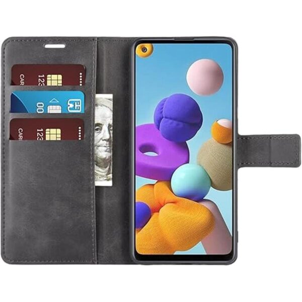 Funda con tapa para Samsung A21S cartera de piel_3