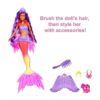 Muñeca Barbie Brooklyn de sirena con mascota fénix y_3