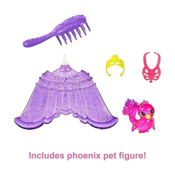 Muñeca Barbie Brooklyn de sirena con mascota fénix y_5