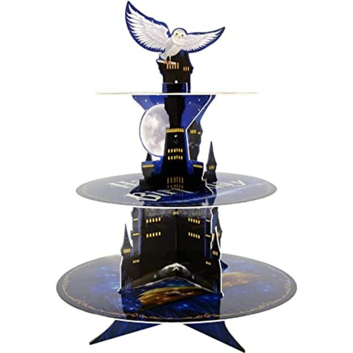 Magical Magizard Soporte para cupcakes de 3 niveles