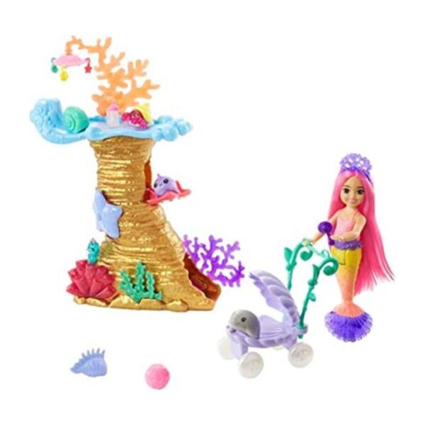 Sirena Barbie Juego de crianza de sirena muñeca de_1