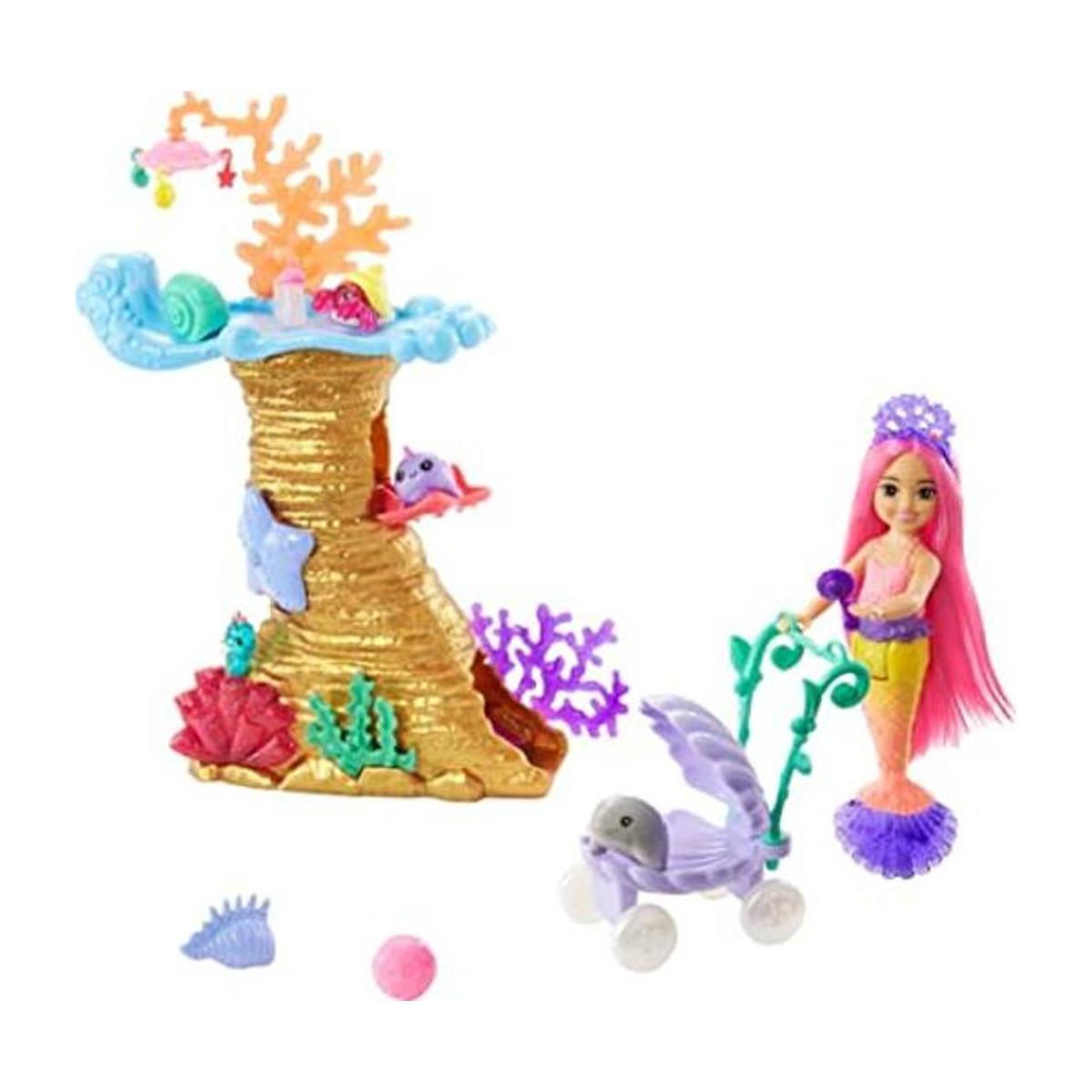 Sirena Barbie Juego de crianza de sirena muñeca de