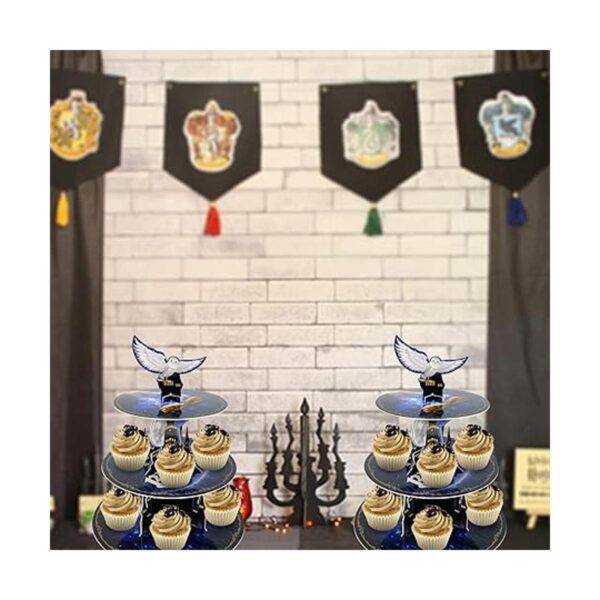 Magical Magizard Soporte para cupcakes de 3 niveles_6
