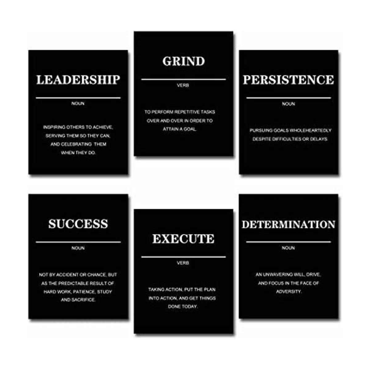 Arte de pared inspirador póster motivacional arte de